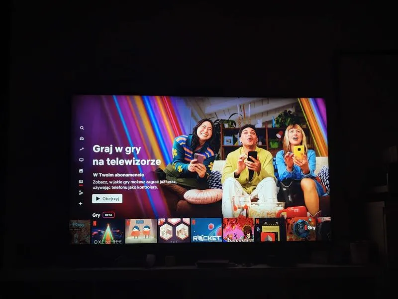 Konfiguracja telewizora dla Netflixa