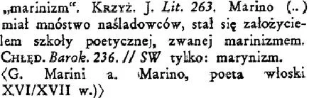 Marinizm w poezji